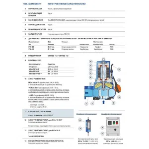 Насос фекальный Pedrollo MC40/70-F кабель 10м Насос фекальный Pedrollo MC40/70-F кабель 10м