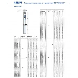 Насос скважинный Pedrollo 4SRm 4/07 - PD Насос скважинный Pedrollo 4SRm 4/07 - PD